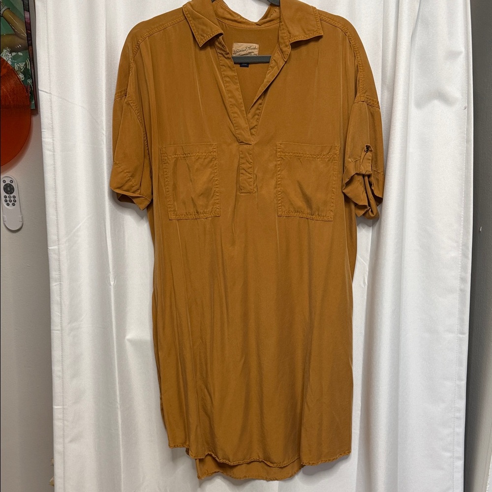 Universal Thread Women's Midi Dress in Tan
